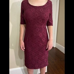 Mikarose burgundy dress